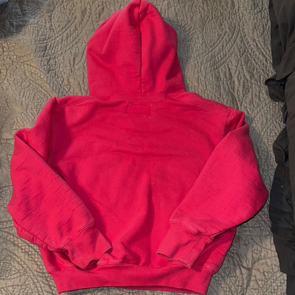 Girls Pink Hoodie with Camouflage Browning deer Logo size youth medium - Picture 5 of 6